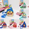 Kids Cartoon Nylon Chest Bag With Paw Patrol Chase Print Design For Preschoolers