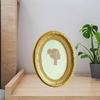 Oval Picture Frame Photo Rustic Graduation Craft Handcrafted Living Room Ornament Farmhouse