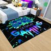 Bunter Gamer-Teppich für Jungenzimmer, Videospiel-Controller-Teppich, Dekorativer Gaming-Teppich für Schlafzimmer, Wohnzimmer und Spielzimmer