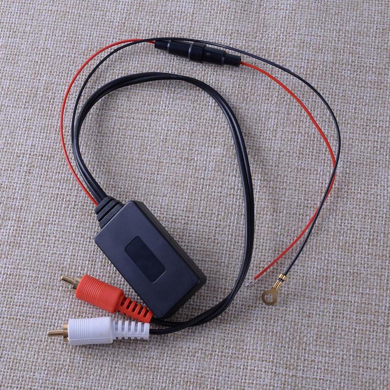 Car SUV Bluetooth 5.0 Radio Stereo Audio Music AUX Cable Adapter 2RCA Connector
