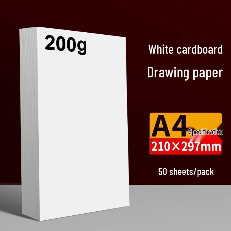 Białe Kartony - Format A4 i A3, Dutch White, do Sztuki Dziecięcej, Rysowania 4K i 8K oraz Projektów Rękodzielniczych.