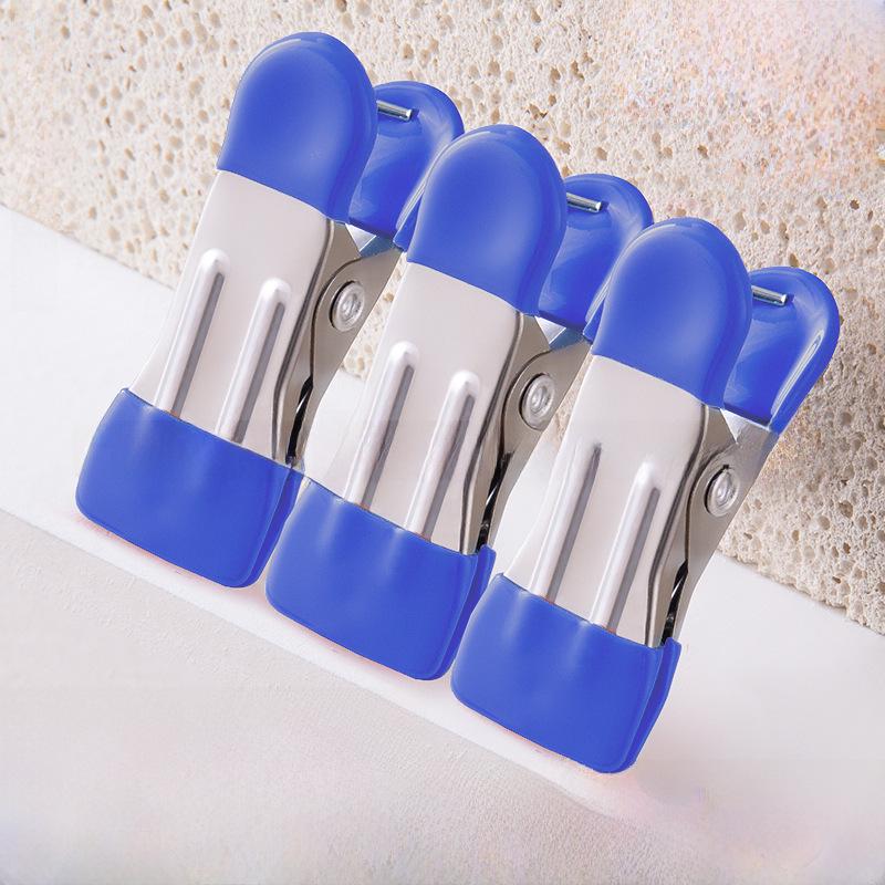 Windproof Stainless Steel Clothespins: Durable Clips for Clothes Drying and Hanging
