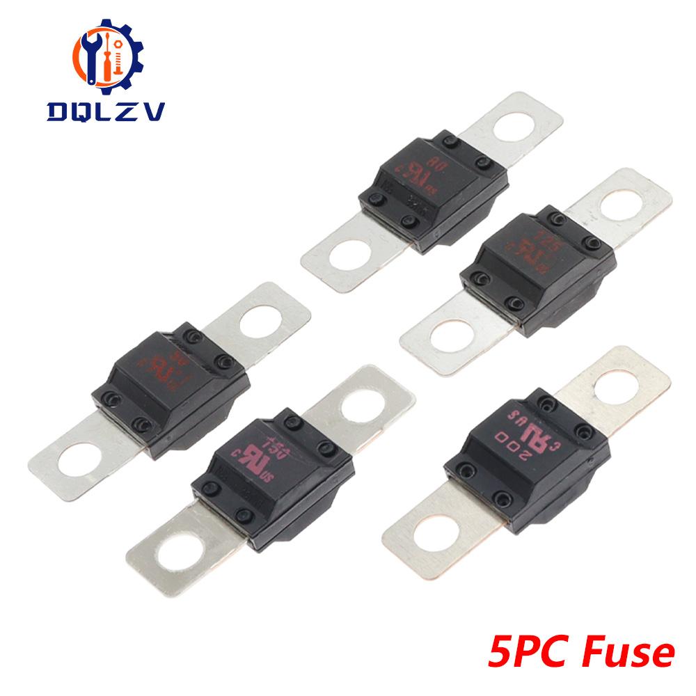 Car Audio Fuse Power Fuse Holder 30-150A Stereo Audio Single Way AGU Fuse Holder Power Distribution Block Fusebox Car Fuse