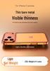 Aluminum Alloy Metal Frame Lens Ring for iPhone 17/16 Pro Max with Full Coverage and Heat Dissipation.