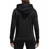 Adidas Essentials 3 Stripes Full Zip Hooded Training Running Jacket Women Jackets Black S97059