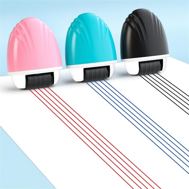 Music Staff Roller Seal for Quick Neat Sheet Creation Plastic Designs Ideal for Piano Guitar Lessons and Composing