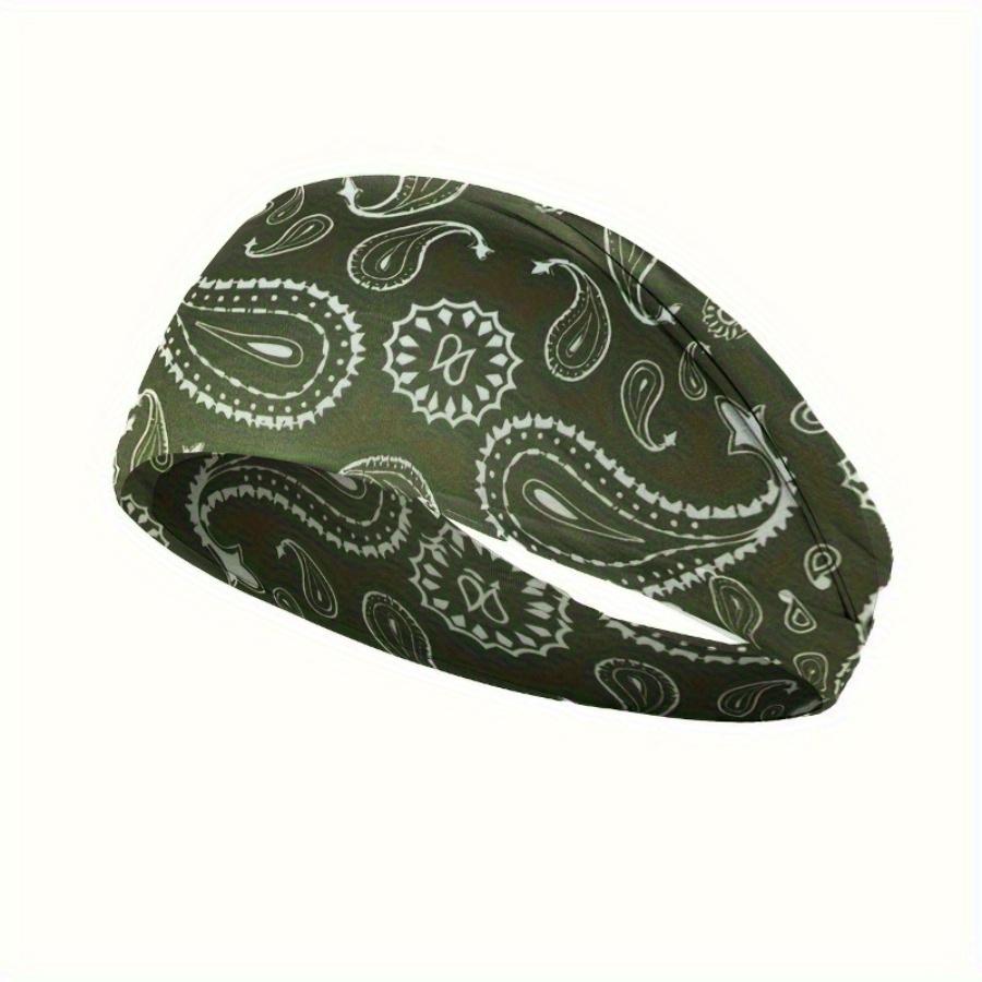 

Спортивная повязка на голову, эластичная повязка на голову для йоги, впитывающая пот повязка на голову, женская и мужская, головной платок для бега, фитнеса, головной убор для спортзала на открытом воздухе. темно-зеленого