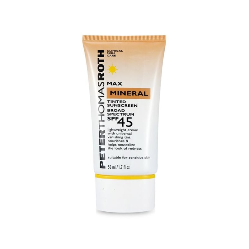 

Peter Thomas Roth Max Mineral Тонирующий солнцезащитный крем SPF 45 50 мл
