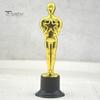 6 Adet Altın Ödül Kupası Heykelleri Etkinlikler Spor Oscar Benzeri Kupalar Kendin Yap İşaretlenebilir Taban Klasik Tasarım Tanıma Ödülleri