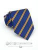 Gestreiftes Krawatten-, Einstecktuch- und Manschettenknöpfe-Set - Business Formal, 8,5 cm breit, Anzugzubehör
