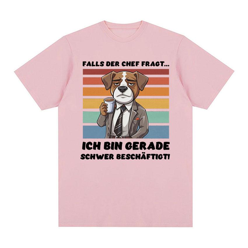 

Office Dog Funny Meme T Shirt Men s Retro Fashion High Quality T-shirts Unisex Casual 100% Cotton Oversized T-Shirt Summer Tops