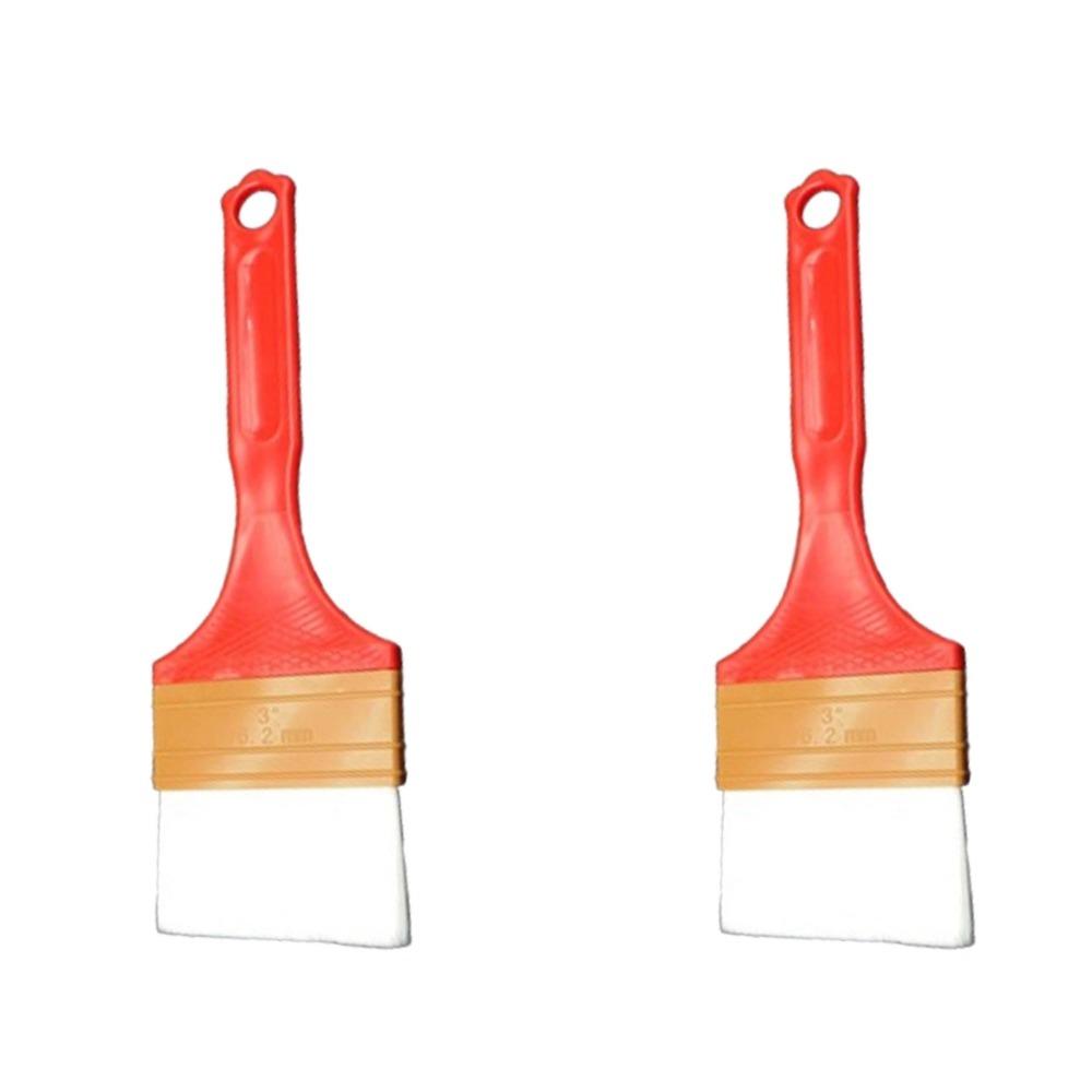 

2 шт. Высокоэластичная кисть для рисования кистью Без следов Кисть из водного шелка Кисть с мягкой щетиной Благоустройство дома 3 Inch