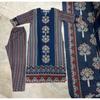Indian Pakistani Cotton Salwar Suit Women's Ethnic Kurta Pant Dupatta Set Dress