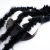 1 Meter Flat Turkey Feather Strip Bouquet Packaging Hand Decoration Performance Clothing Accessories Head Jewelry Decoration