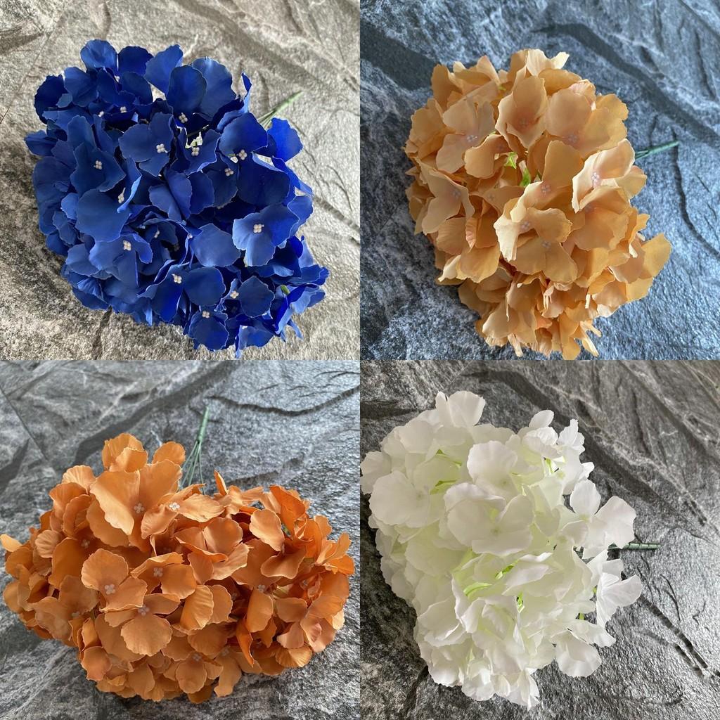 French Inspired 5 Head Hydrangea Silk Flower Arrangement For Wedding Event Styling