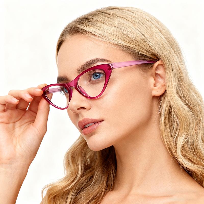Fashion Cat Eye Reading Glasses Women Men Prescription Eyewear +1.0 to +4.0 Trendy Optical Frames