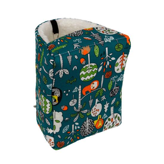 Ninho de hamster pendurado grosso grande espaço proteção habitat manter aquecido pelúcia macio colorido