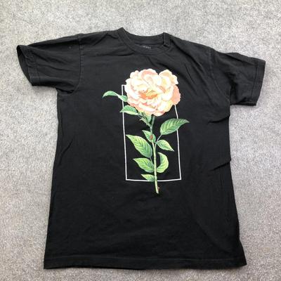 Shawn Mendes Shirt Mens Medium Black The Tour Rose Graphic Concert Tee Floral