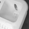 White Dish Drying Rack with Drip Tray 46x37cm