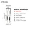10pcs G9 Eco Halogen Light Bulbs G9 220V 20W / 25W / 40W / 60W Capsule LED Lamp Bulbs Inserted Beads Crystal Lamp Halogen Bulb