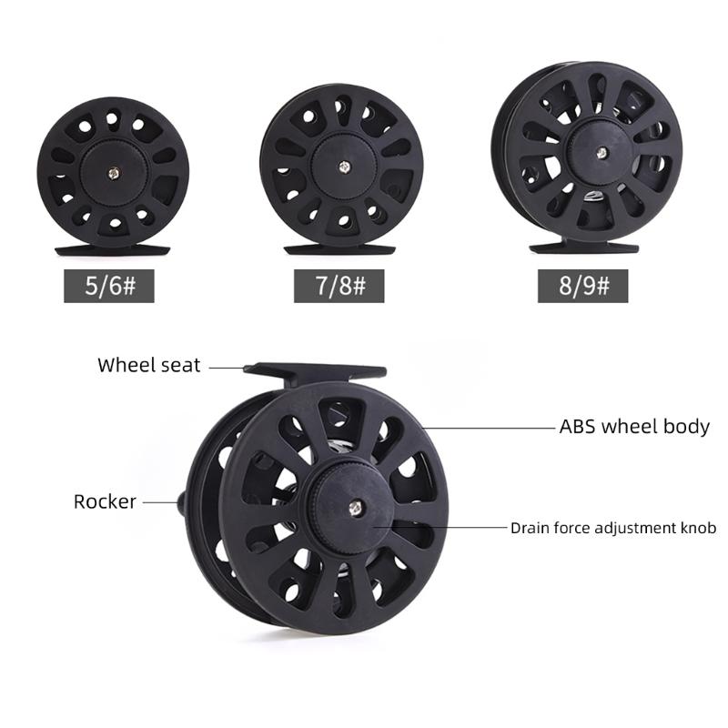 Fly Fishing Reel 2+1BB 1:1 High Speeds Spool Fly Reel, 5/6 7/8 8/9 Option Right Left Handed Interchanges Fishing Reel