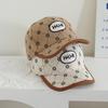 Children's Autumn/Winter Corduroy Fisherman Hat - Korean Style, Graffiti Design, Fashionable Baseball Cap.