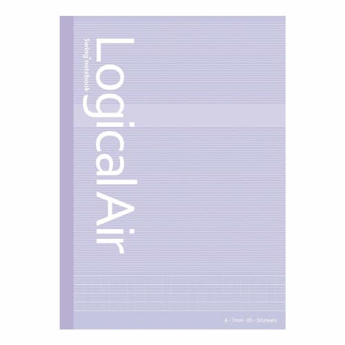 Nakabayashi Logical Air Note 5-Book Pack Semi-B5 A-lined Pale Tone Series No-B585A-5P