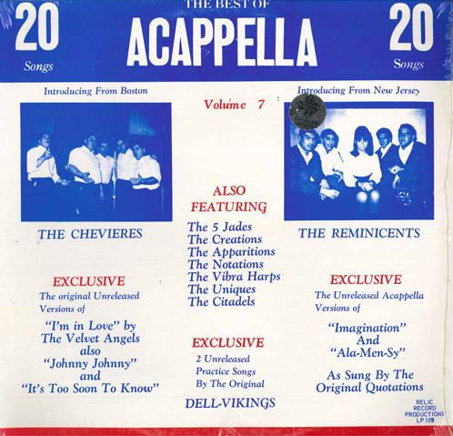 

LP Record VARIOUS - The Best Of Acappella Volume 7 109 Relic 1967 Japan Rock