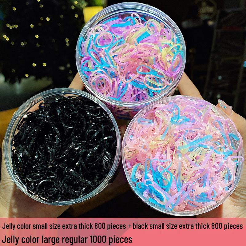 Elastic Hair Ties for Children - Small, Durable, High Elasticity Bands for Girls