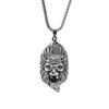 Fashionable Tian Qi Da Sheng Sun Wukong Pendant Necklace For Men With Retro Style And Finish Quality