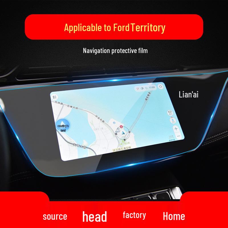 Ford Escort 21 Navigation Tempered Film Center Console Screen Protector for Territory EV