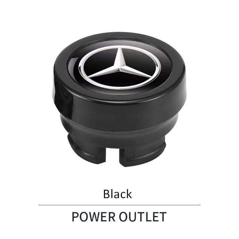 DKS1  Hot 2025 Car Cigarette Lighter Dust Cover Dustproof Cap Plug for MERCEDES BENZ W203 W204 W205 W209 W210 W211 W212 W176 W166 W163
