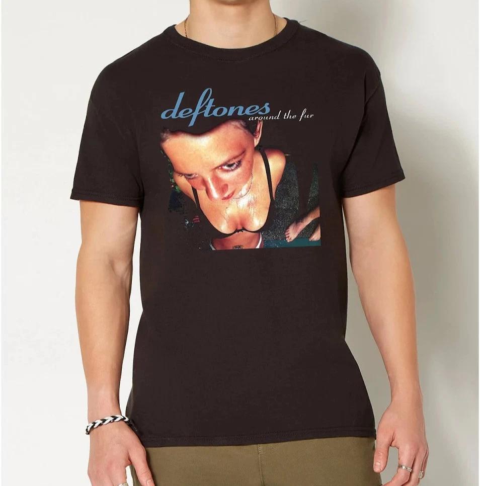 Deftones Around the Fur 90 s T-Shirt Black New M