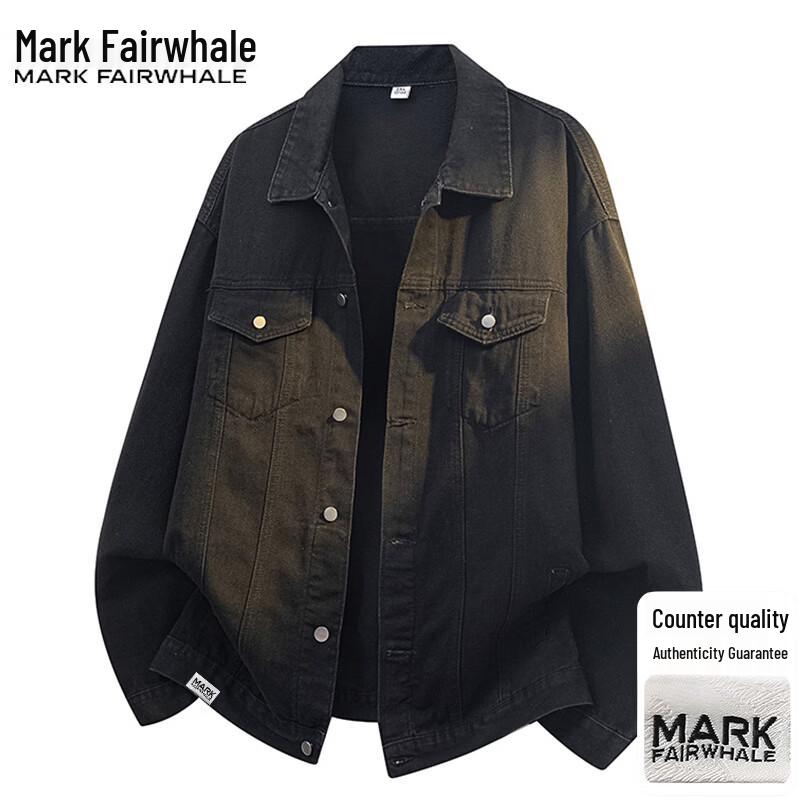 Mark Fairwhale Men's Casual Denim Jacket