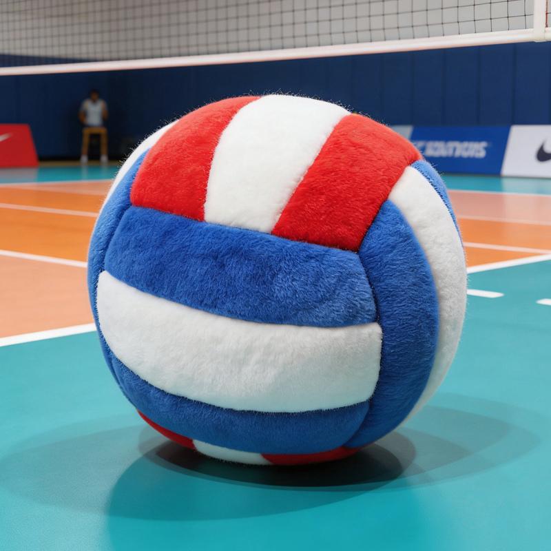 New Amusing Lifelike Volleyball Plush Toys Stuffed Full Colorful Doll Soft Throw Pillow Creative Home Decor Sofa Backrest