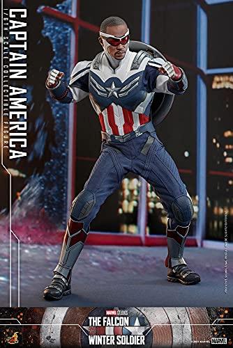 TV Masterpiece Falcon & Winter Soldier Captain America 1/6 Scale Figure Blue