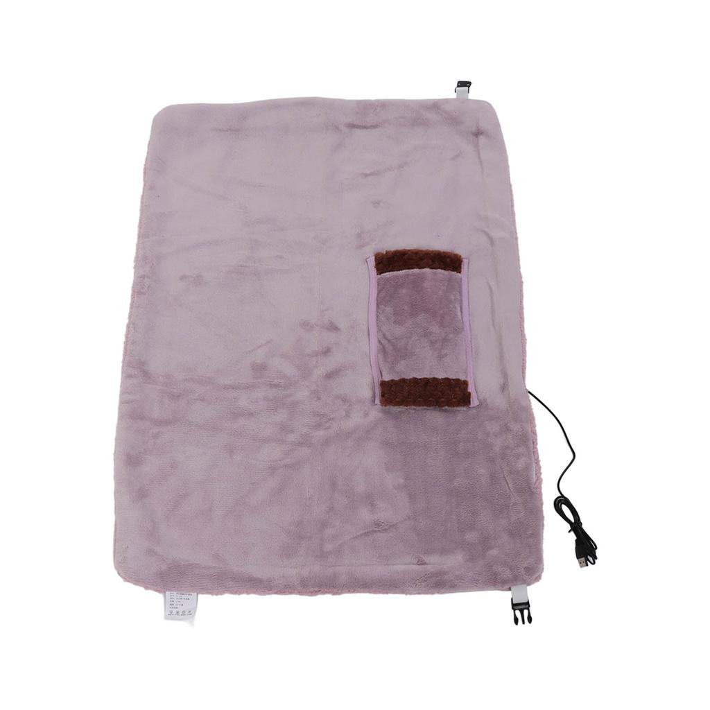 Heated Warm Shawl 5V Low Voltage Safe Multifunctional USB Flannel Heating Blanket for Home Office