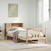VidaXL Bunk Bed Without Mattress 90x190 Cm Solid Pine Wood 3322293