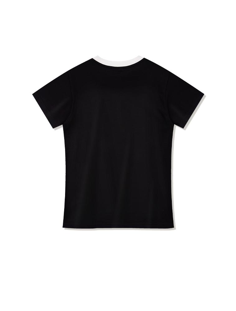 LA MAISON STUDIO Toy Pony Slim Fit Short Sleeve T-Shirt Black Cream (Fcg2Ts768W)