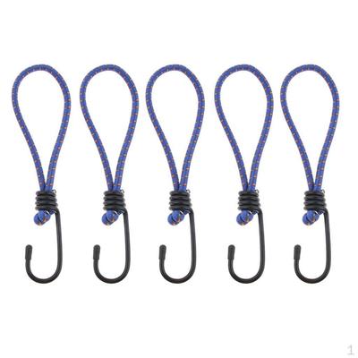 Cinghie con Gancio, Confezione da 5 Cinghie Pesanti per Baldacchino e Ganci - Set di Cinghie di Qualità Premium