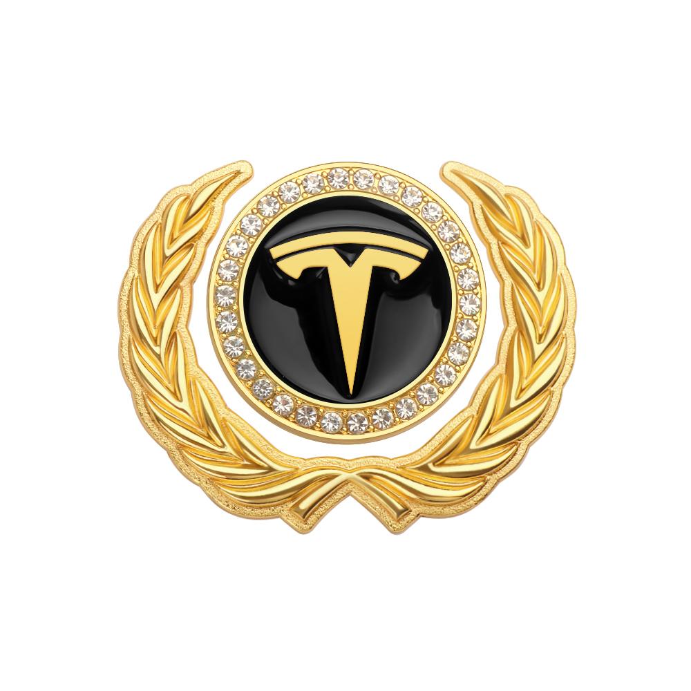 1 Stück 3D Metall Auto Dekoration Aufkleber Auto Schild Abzeichen Aufkleber Für Tesla Model 3 Model S X Model Y Roadster SpaceX Cybertruck