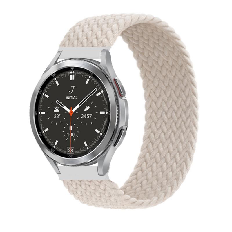 20mm 22mm Band for Samsung Galaxy watch 6 7 4 5 pro active 2 Gear S3 braided solo loop bracelet correa Huawei watch GT 2 3 strap
