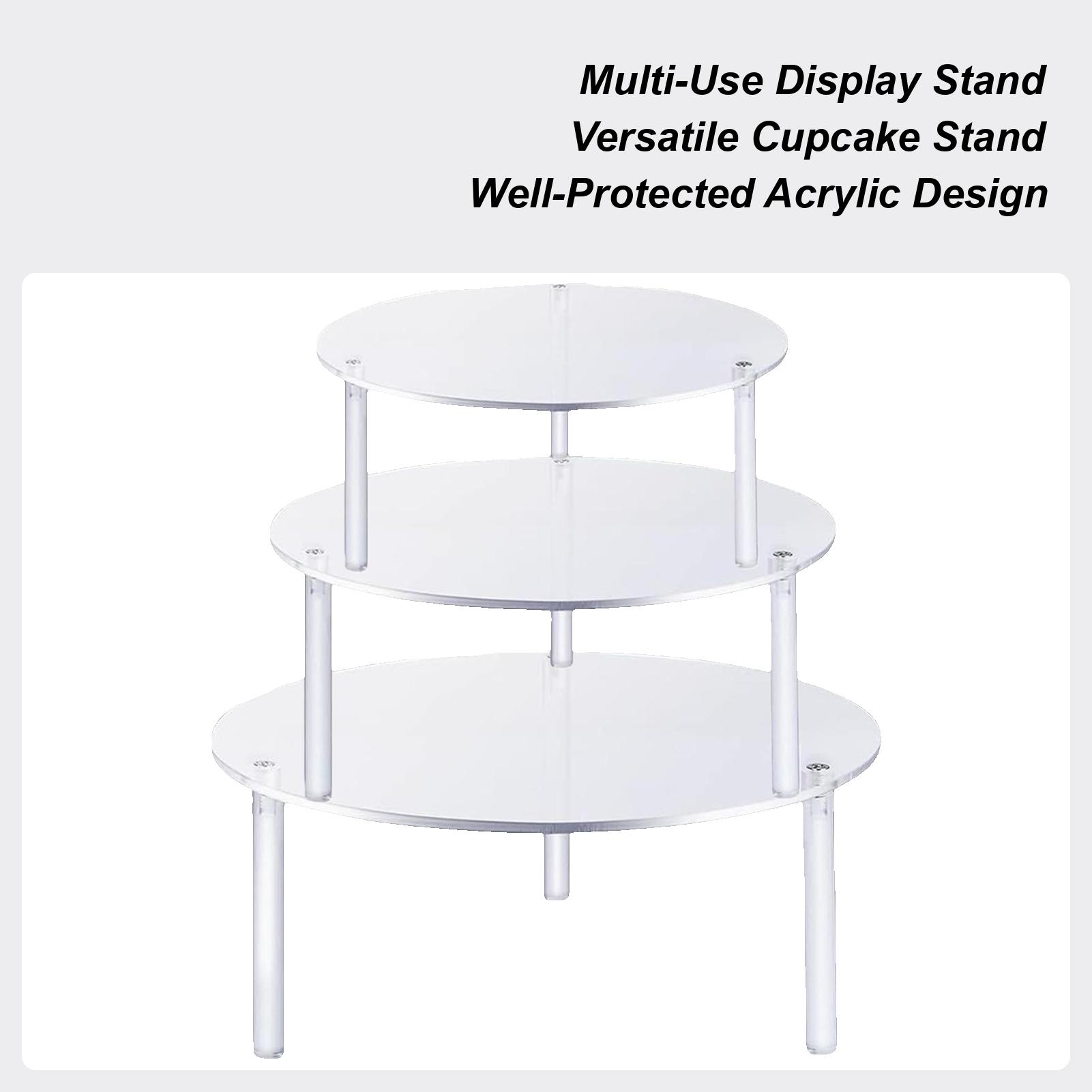 Cake Stand Set 3 Pieces Serving Dessert Display Holder Round Cake Holder Dessert Stands For Table Decor Food Candy Cookie China Mainland
