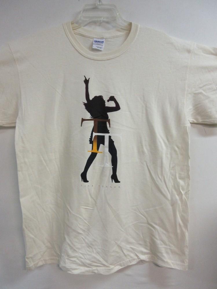 TINA TURNER OFFICIAL OLD STOCK SILHOUETTE BAND CONCERT MUSIC LARGE Unisex T-Shirt L