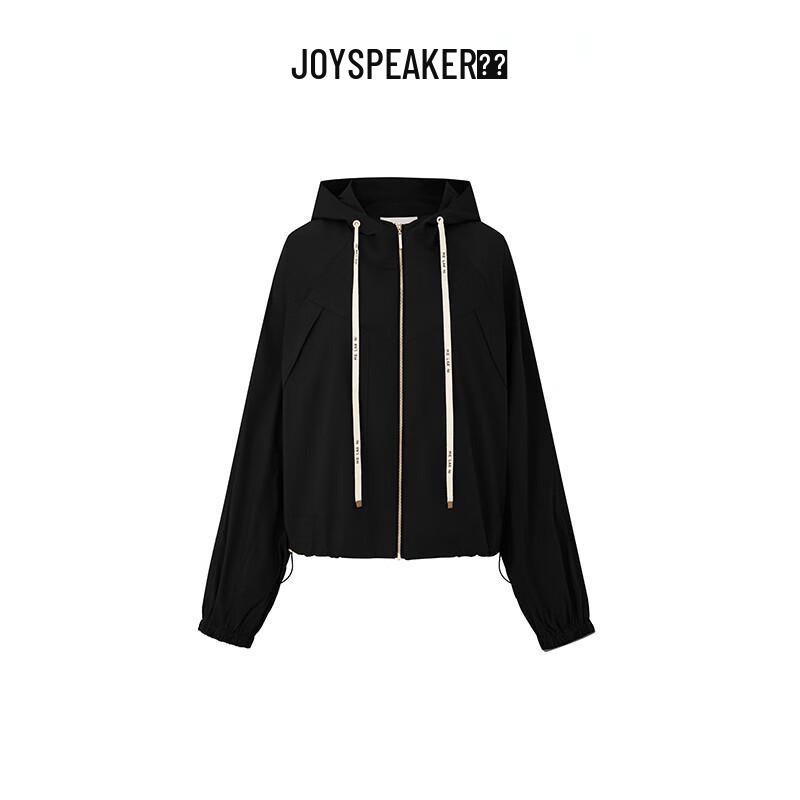 JOY SPEAKER Women's Hooded Casual Zip-Up Jacket