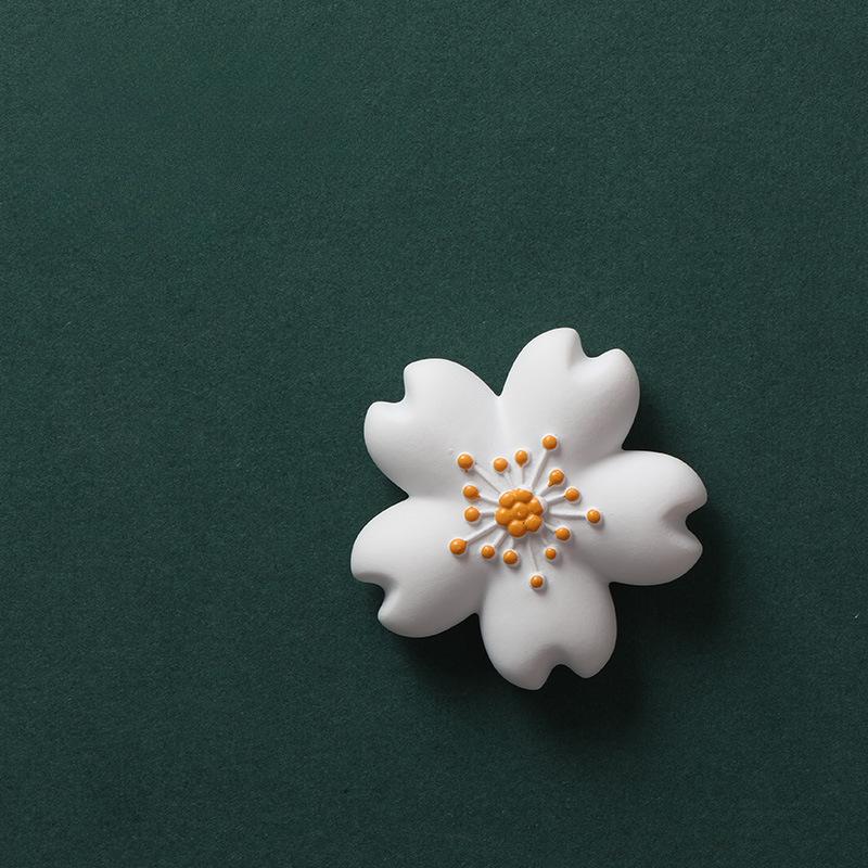 Resin Cloud Refrigerator Sticker Daisy Magnetic Sticker Creative Magnet Cherry Blossom Magnetic Sticker Cartoon Cute
