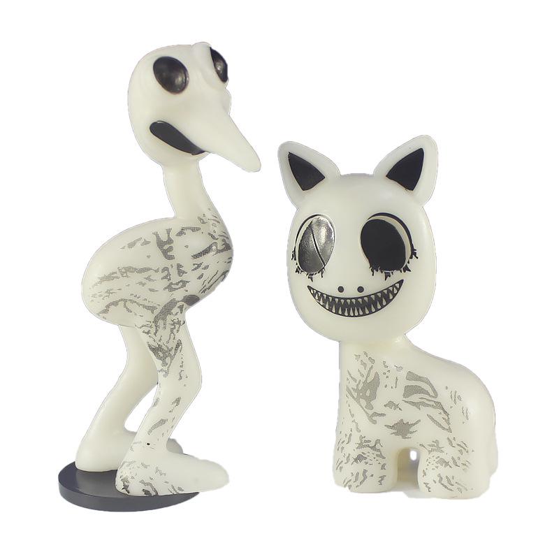 4-inch Hand-Painted Mutant Zoo Figurine: Horror-Themed Game Toy, 8 Styles