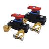 2Pcs Battery Disconnect Switch 12 Volt 24 Volt, High Conductivity Battery Cut Off Switch, Pure Copper Manual Rotary Battery Shut Off Switch for Car