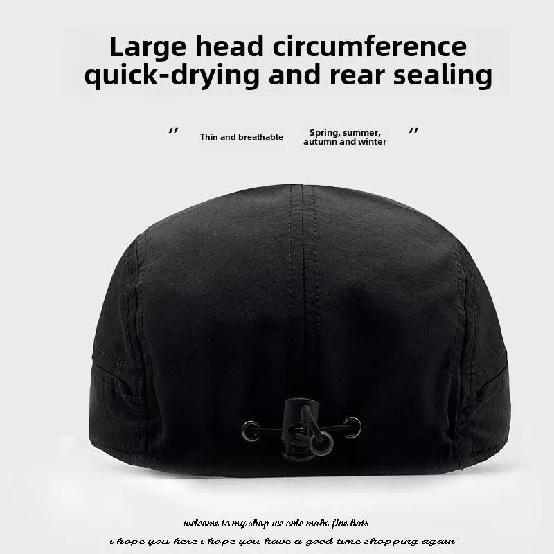 Light Thin Quick Drying Baseball Caps Male Big Size Back Closed  Unisex Sports Adjustable Trucker Cap Snapback Hats XL 65cm