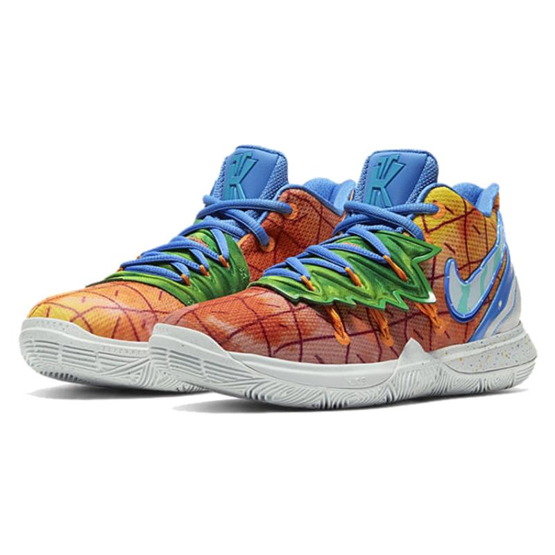 Nike Kyrie 5 Spongebob Pineapple House GS Sneakers CJ7227-800